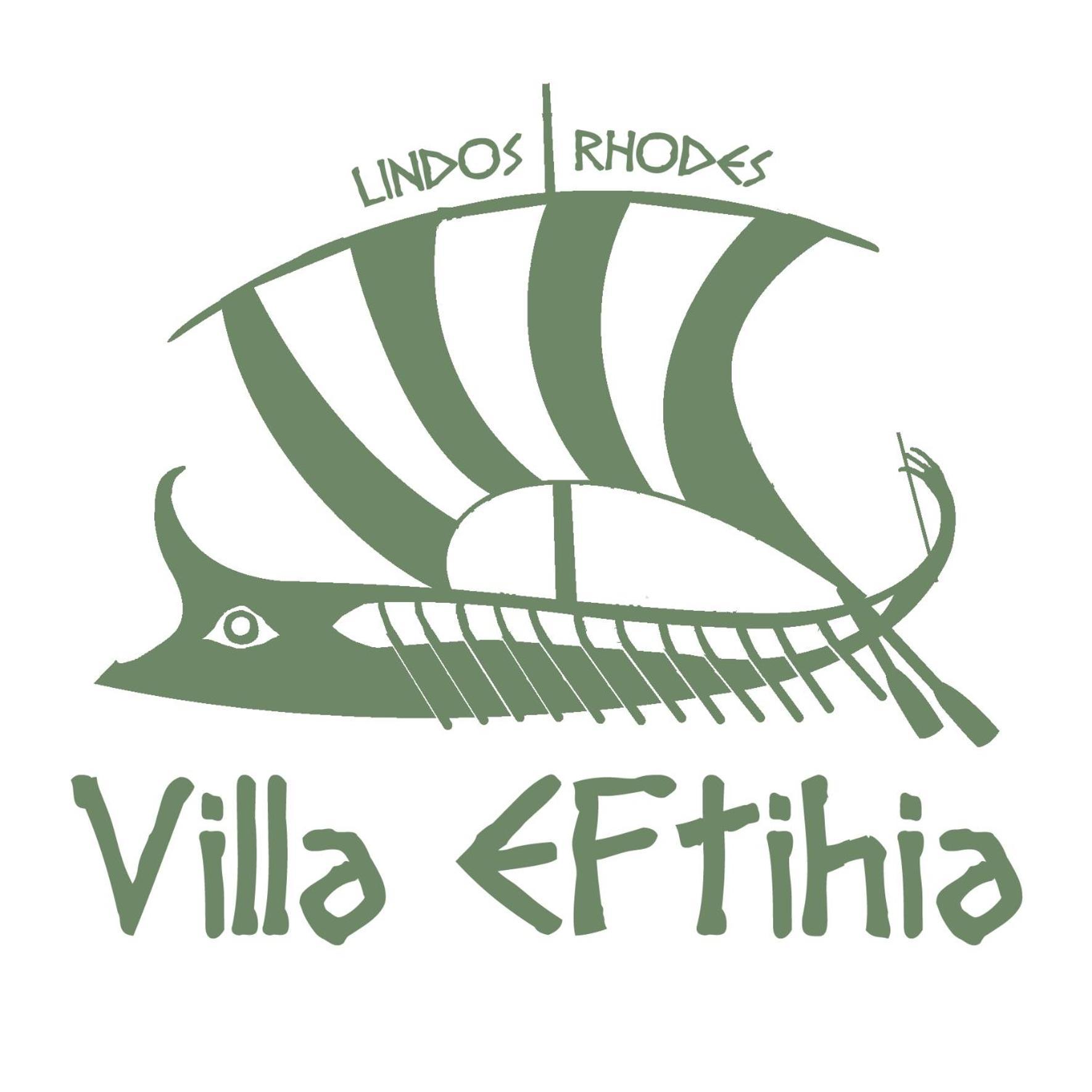 Villa Eftihia In Lindos Exteriör bild