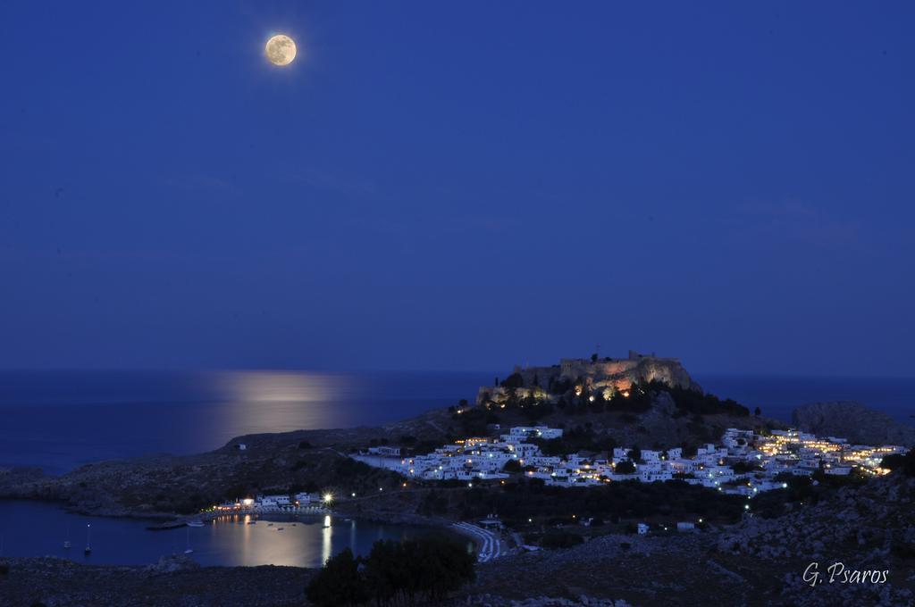Villa Eftihia In Lindos Exteriör bild