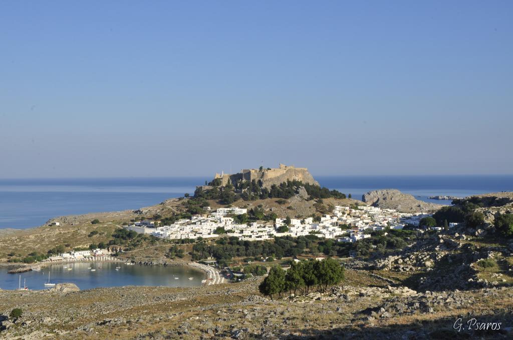 Villa Eftihia In Lindos Exteriör bild
