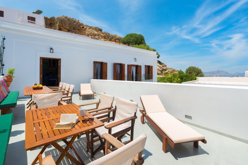 Villa Eftihia In Lindos Exteriör bild